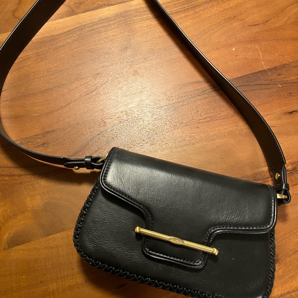 SANCIA Estrela Clutch Crossbody Bag with Gold Detail